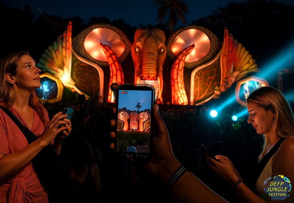 Deep Jungle Festival media guidelines for photos and videos