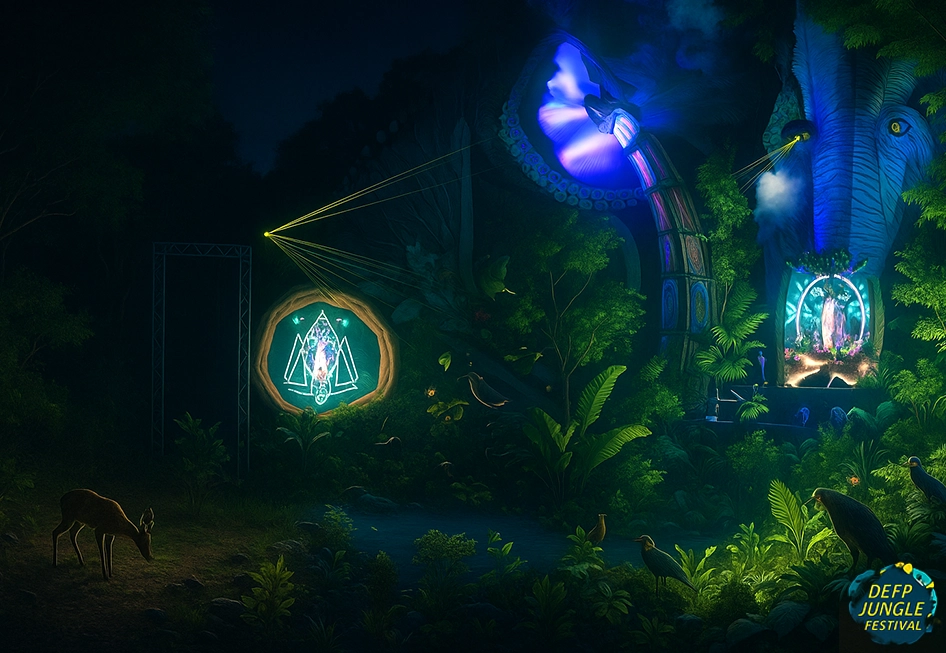 Deep Jungle Festival rewilding and biodiversity planting